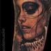 Tattoos - Skull girl eyeball tattoo muecke tattoo  - 94005